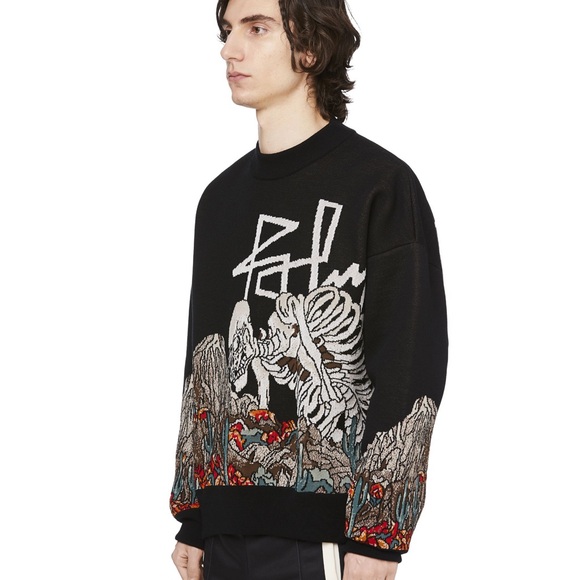 PALM ANGELS DESERT SKULL SWEATER - Picture 5 of 5